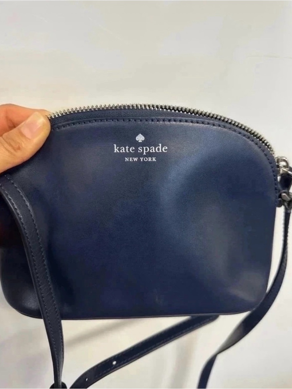 kate spade New York Navy Leather Crossbody Bag